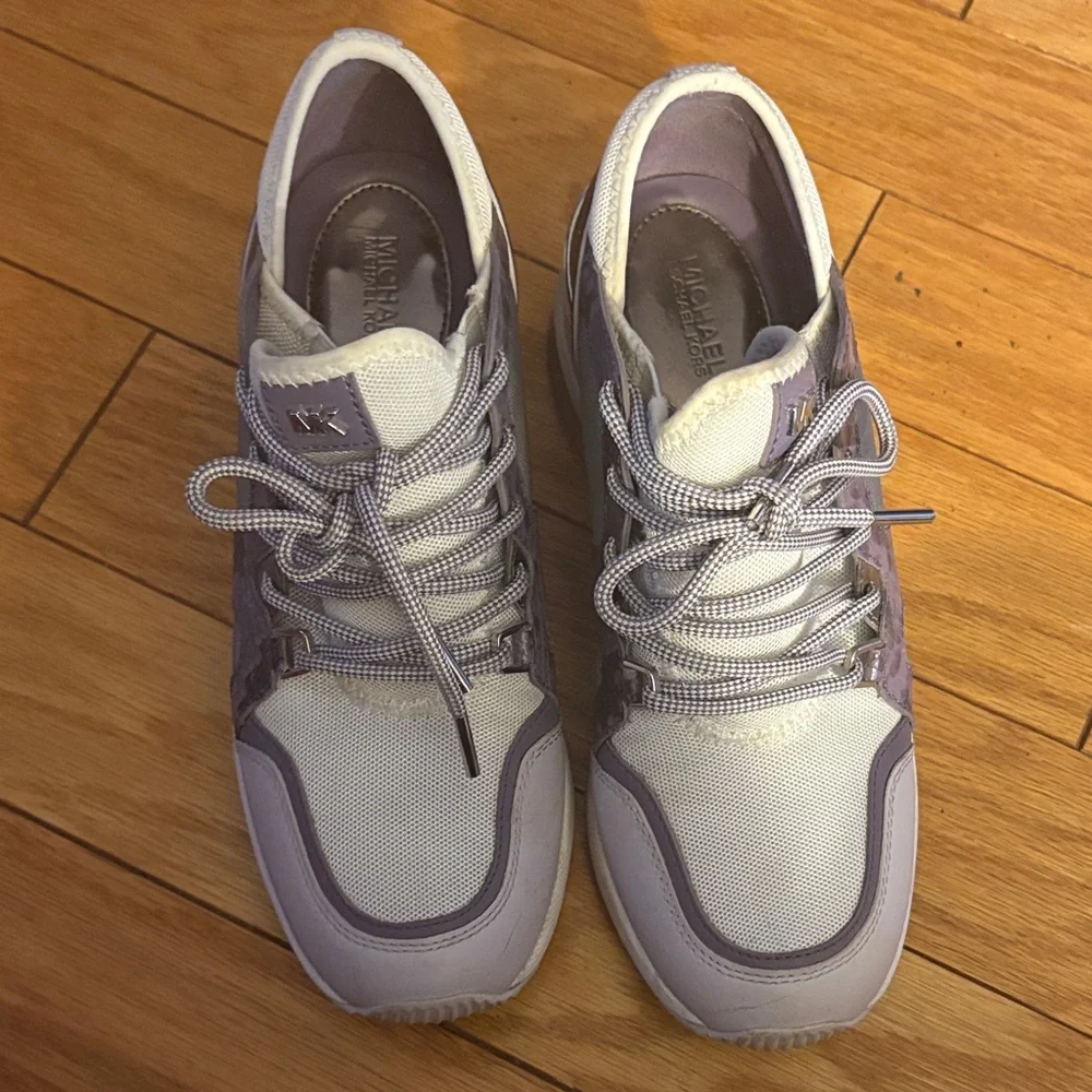 Michael Kors Lavender and White Sneakers - Picture 11 of 11